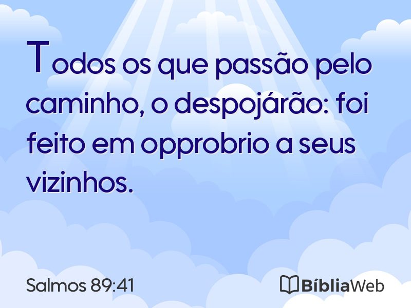 Salmos 89:41 em imagem para compartilhar