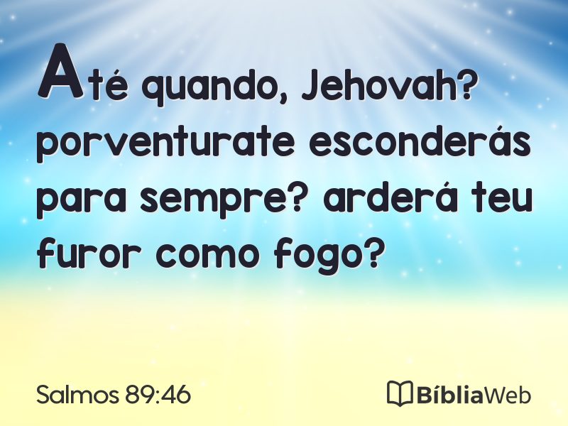 Salmos 89:46 em imagem para compartilhar