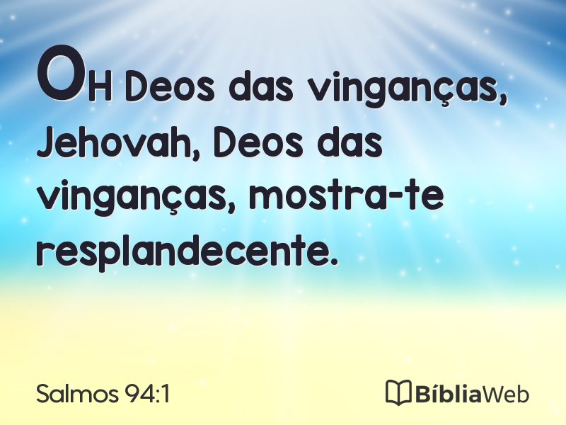 Salmos 94:1 em imagem para compartilhar