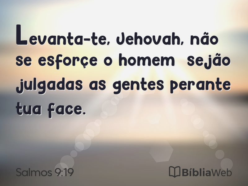 Salmos 9:19 em imagem para compartilhar