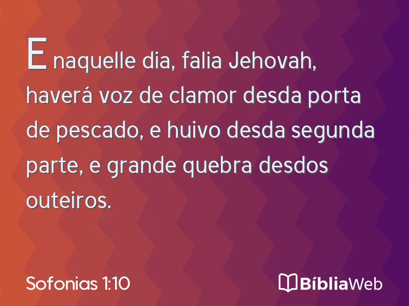 Sofonias 1:10 em imagem para compartilhar