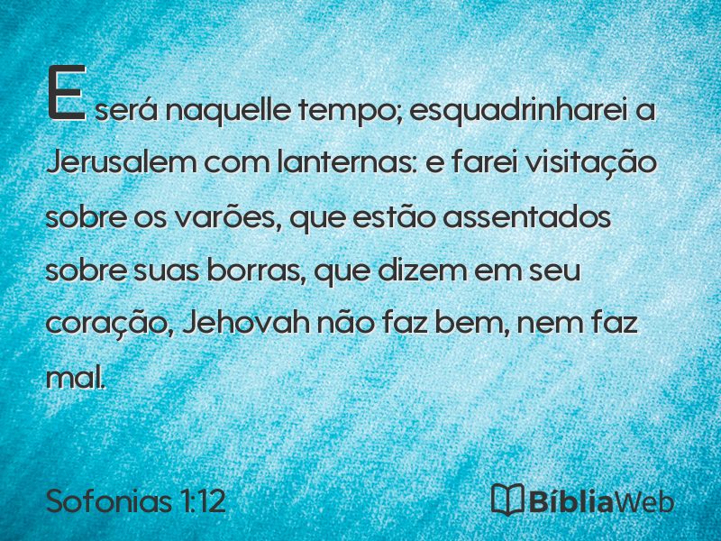 Sofonias 1:12 em imagem para compartilhar