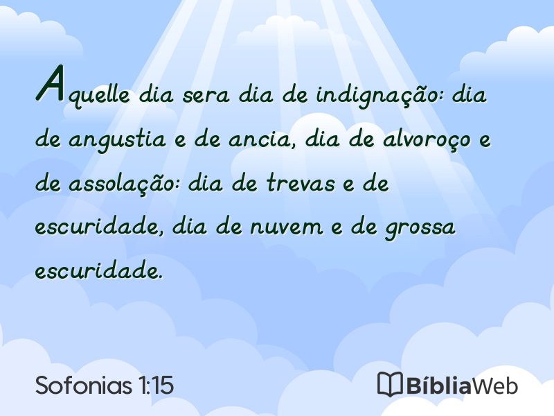 Sofonias 1:15 em imagem para compartilhar