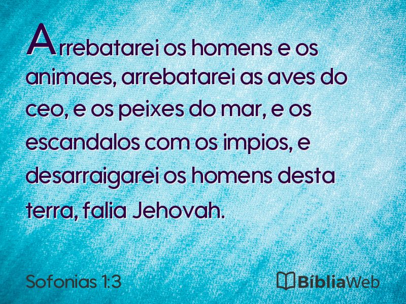 Sofonias 1:3 em imagem para compartilhar
