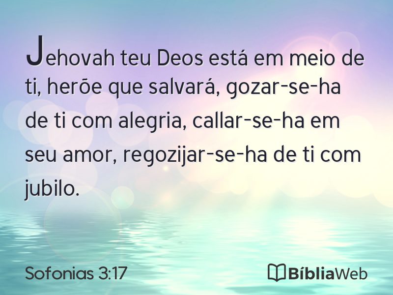 Sofonias 3:17 em imagem para compartilhar