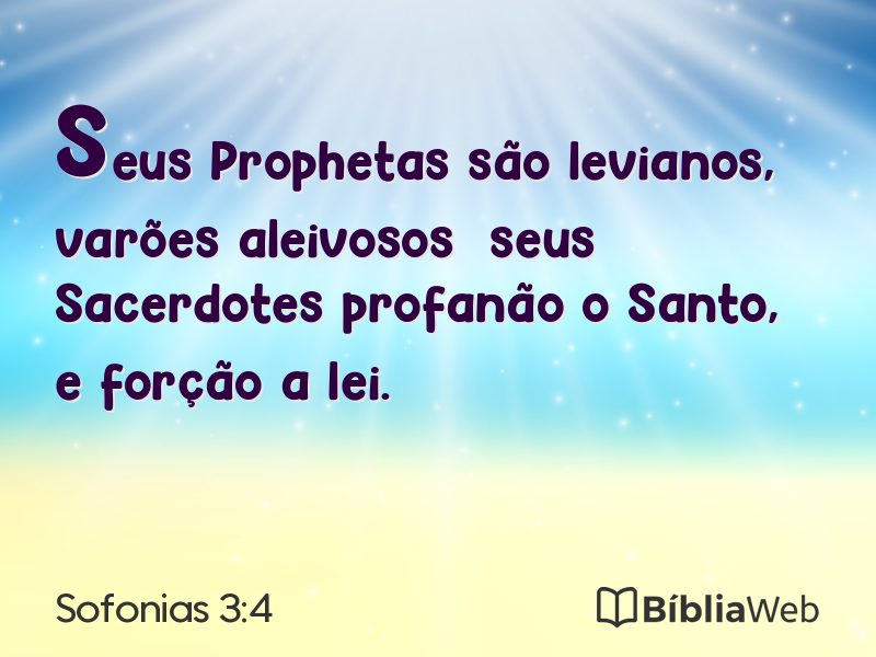 Sofonias 3:4 em imagem para compartilhar
