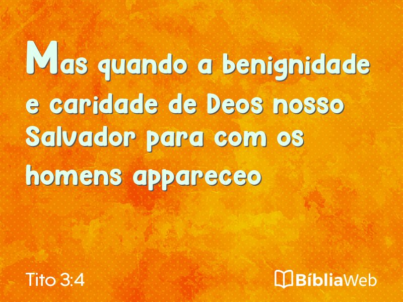 Tito 3:4 em imagem para compartilhar
