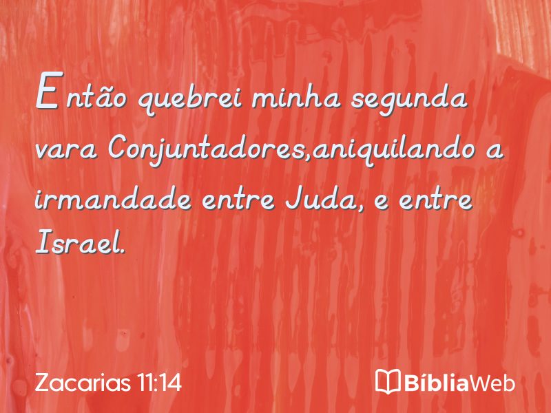 Zacarias 11:14 em imagem para compartilhar