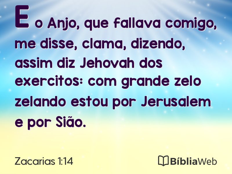 Zacarias 1:14 em imagem para compartilhar