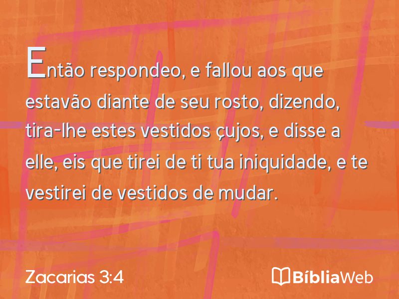 Zacarias 3:4 em imagem para compartilhar
