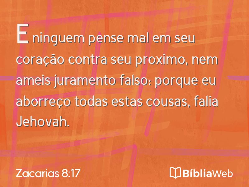 Zacarias 8:17 em imagem para compartilhar
