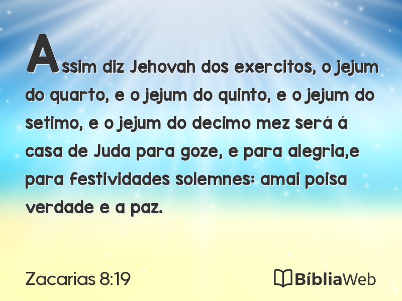 Zacarias 8:19 em imagem para compartilhar