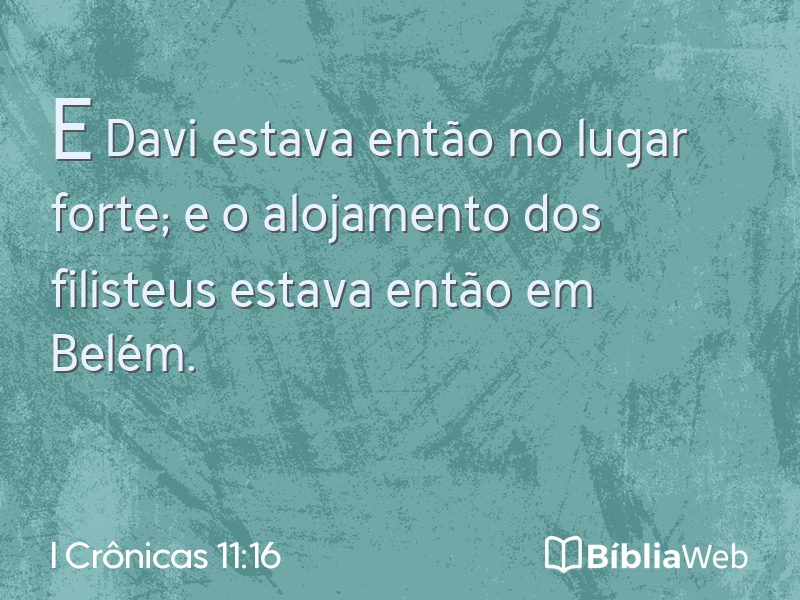 I Crônicas 11:16 em imagem para compartilhar
