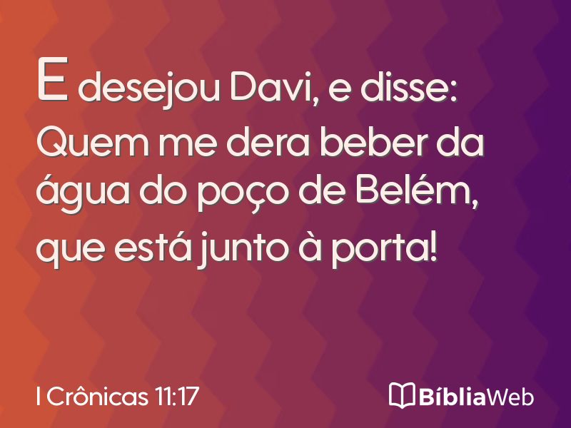 I Crônicas 11:17 em imagem para compartilhar