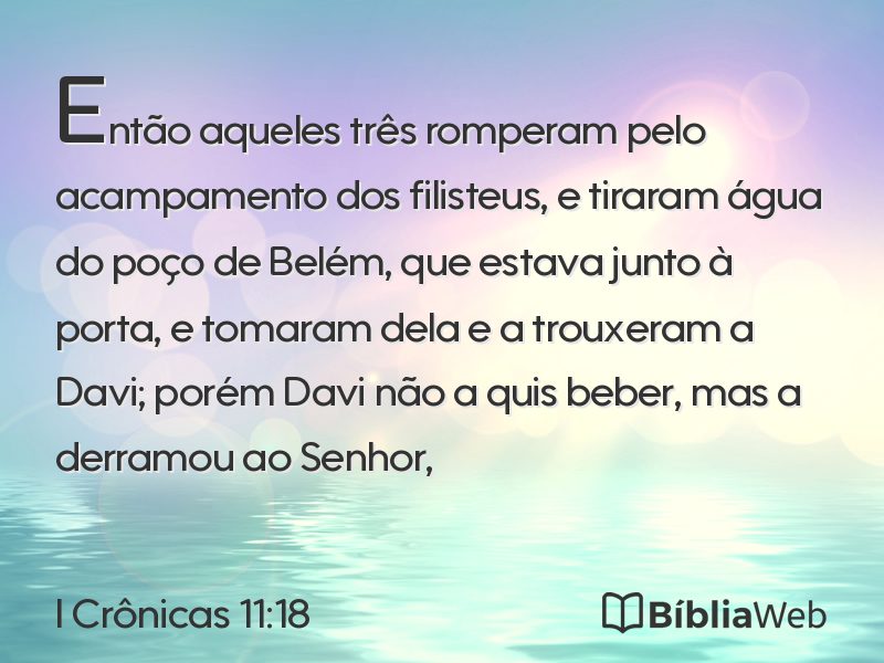 I Crônicas 11:18 em imagem para compartilhar