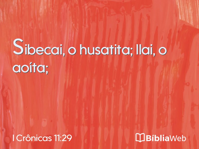 I Crônicas 11:29 em imagem para compartilhar