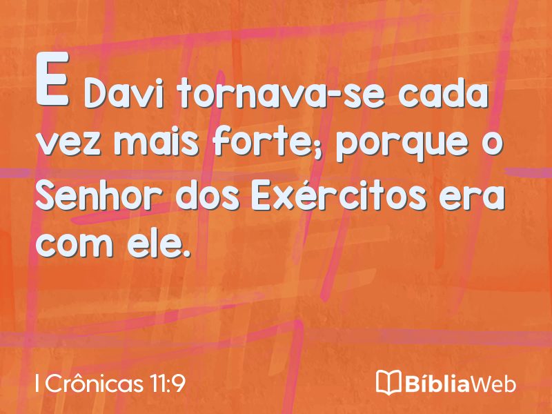 I Crônicas 11:9 em imagem para compartilhar