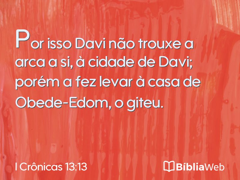 I Crônicas 13:13 em imagem para compartilhar