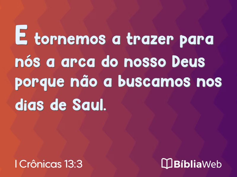 I Crônicas 13:3 em imagem para compartilhar