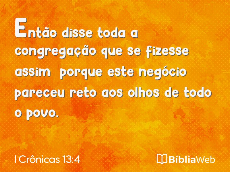I Crônicas 13:4 em imagem para compartilhar
