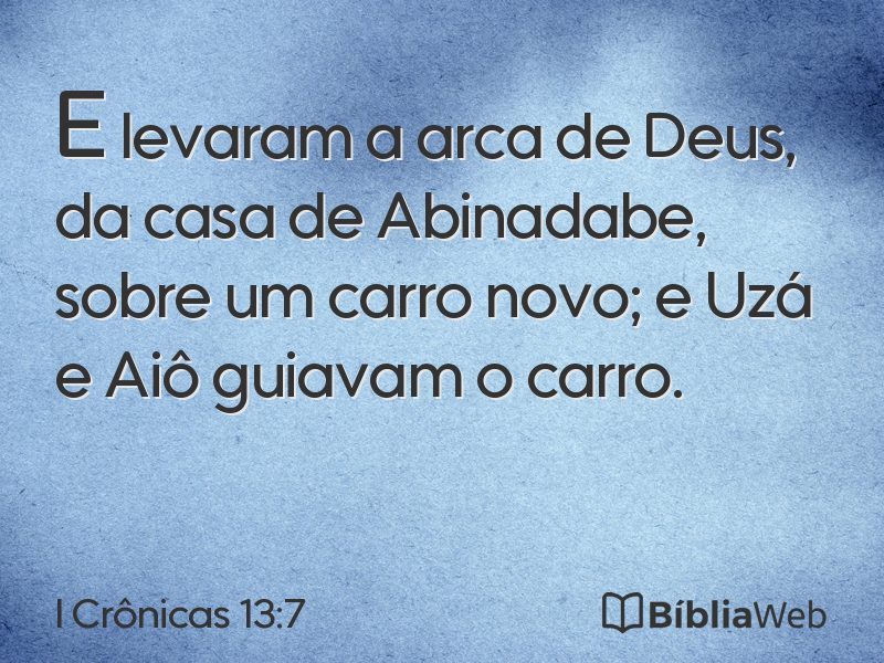 I Crônicas 13:7 em imagem para compartilhar