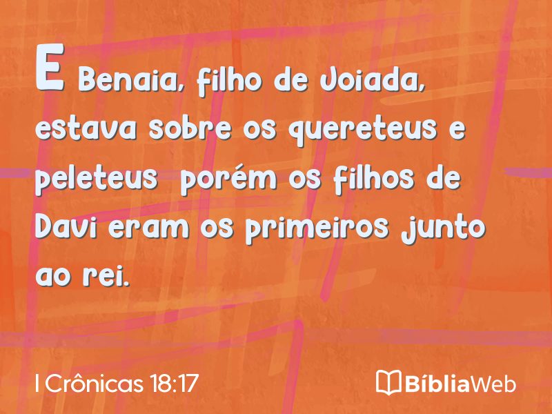 I Crônicas 18:17 em imagem para compartilhar