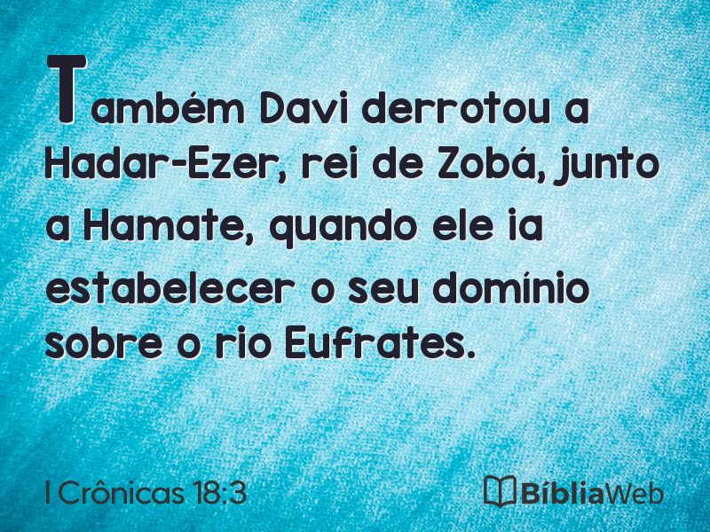 I Crônicas 18:3 em imagem para compartilhar