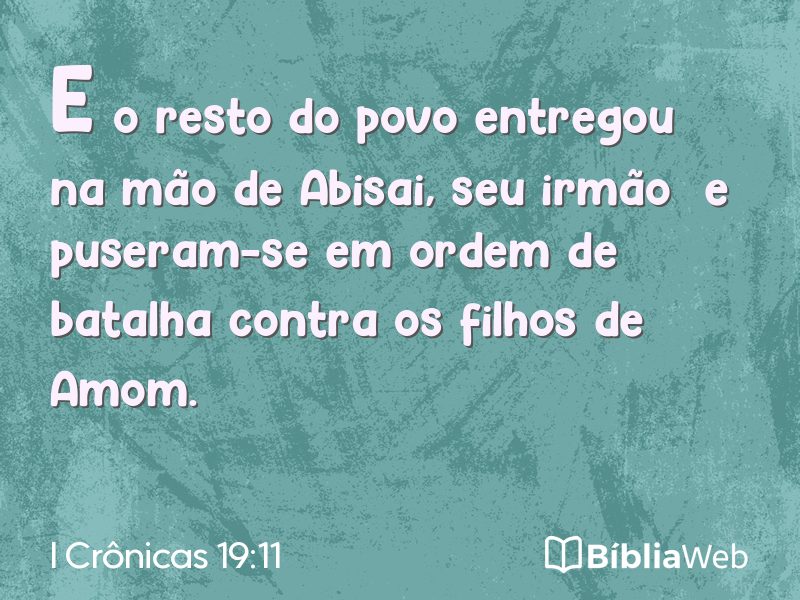 I Crônicas 19:11 em imagem para compartilhar