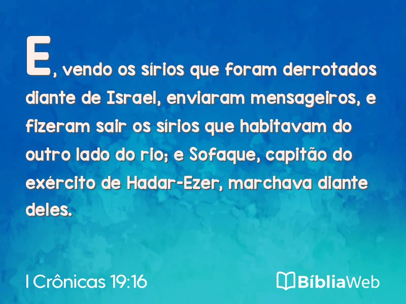 I Crônicas 19:16 em imagem para compartilhar