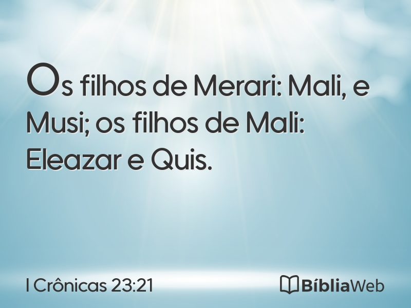 I Crônicas 23:21 em imagem para compartilhar