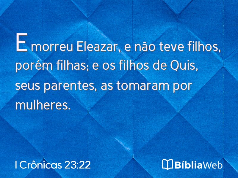 I Crônicas 23:22 em imagem para compartilhar