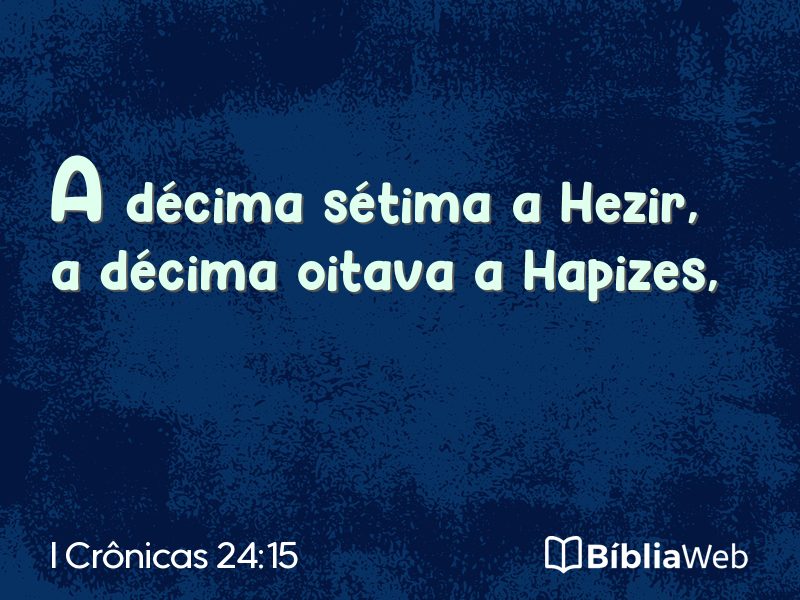 I Crônicas 24:15 em imagem para compartilhar