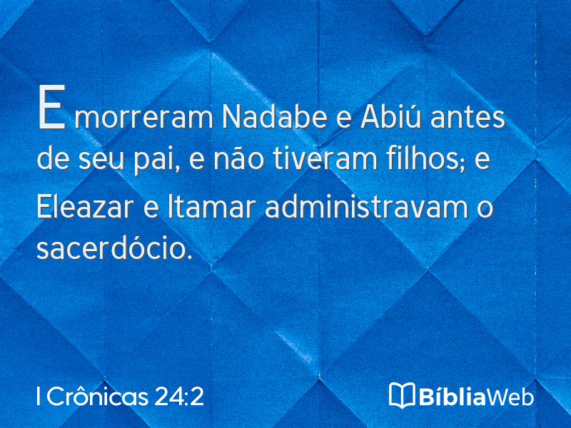 I Crônicas 24:2 em imagem para compartilhar