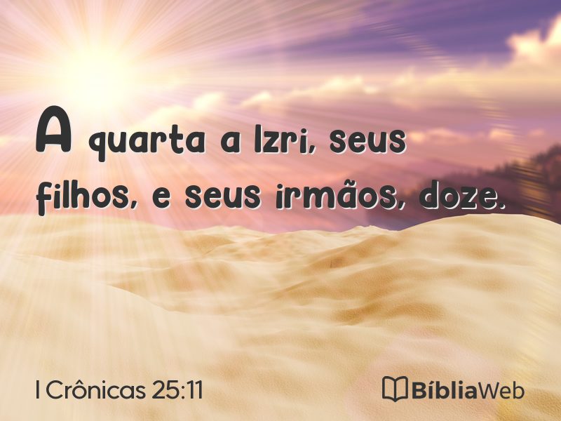 I Crônicas 25:11 em imagem para compartilhar