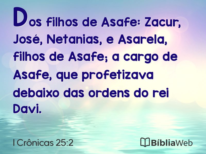 I Crônicas 25:2 em imagem para compartilhar