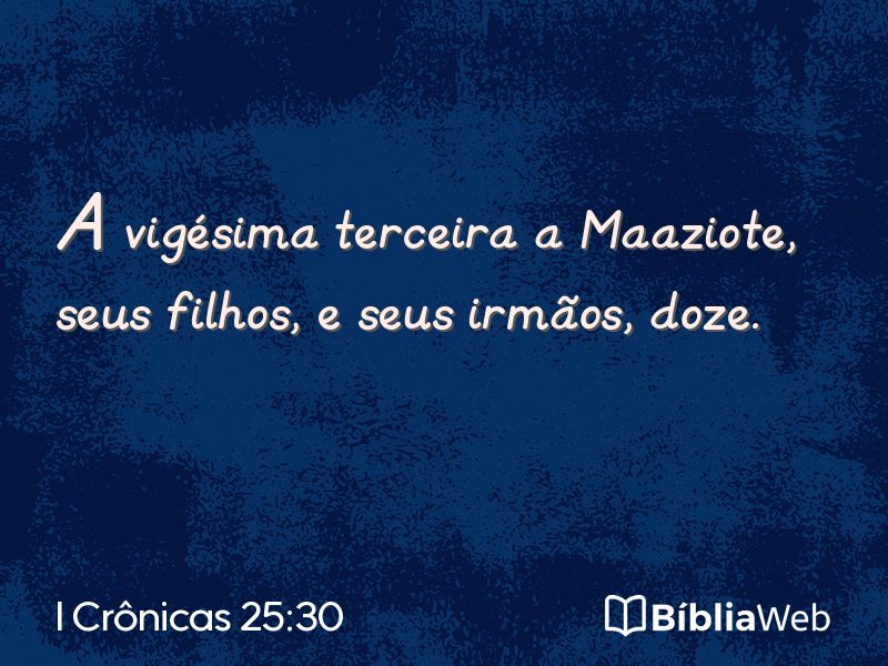 I Crônicas 25:30 em imagem para compartilhar
