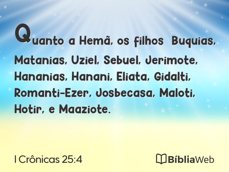 I Crônicas 25:4 em imagem para compartilhar