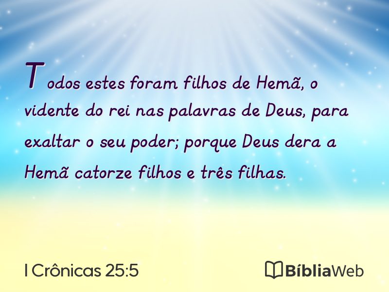 I Crônicas 25:5 em imagem para compartilhar