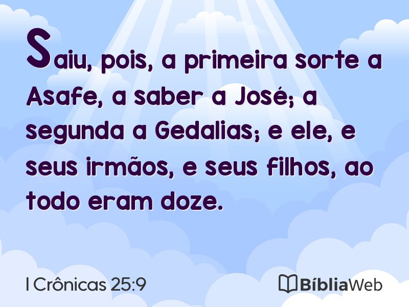 I Crônicas 25:9 em imagem para compartilhar