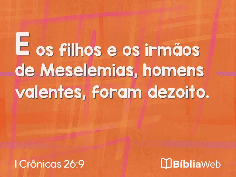 I Crônicas 26:9 em imagem para compartilhar