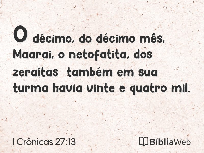 I Crônicas 27:13 em imagem para compartilhar