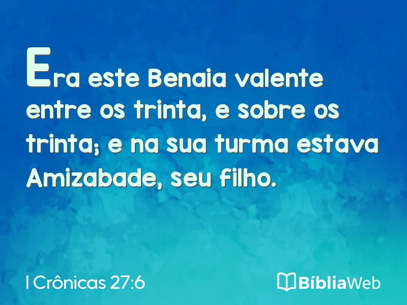 I Crônicas 27:6 em imagem para compartilhar