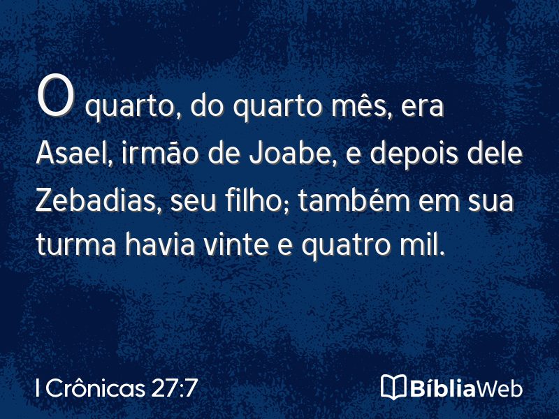 I Crônicas 27:7 em imagem para compartilhar