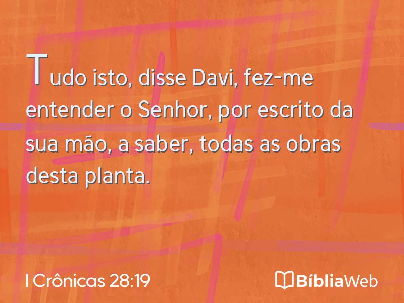 I Crônicas 28:19 em imagem para compartilhar
