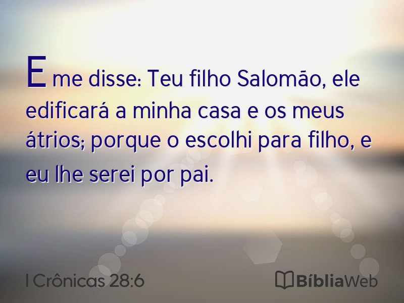 I Crônicas 28:6 em imagem para compartilhar