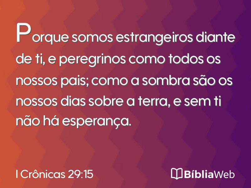 I Crônicas 29:15 em imagem para compartilhar