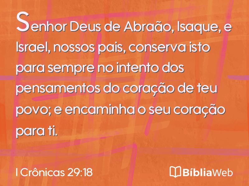 I Crônicas 29:18 em imagem para compartilhar