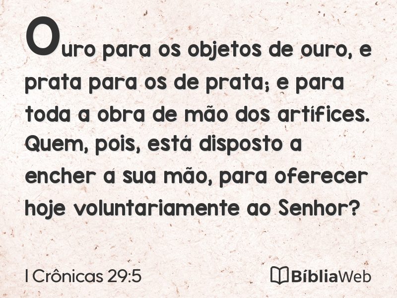 I Crônicas 29:5 em imagem para compartilhar
