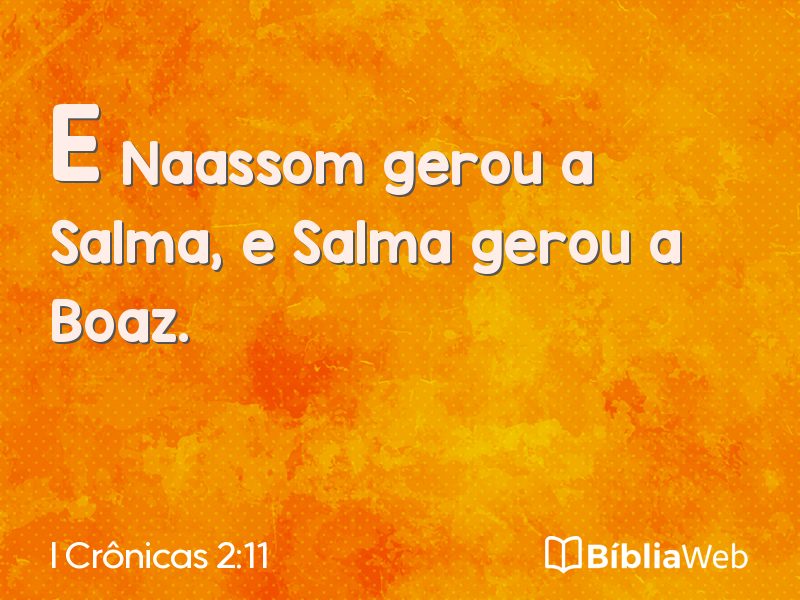 I Crônicas 2:11 em imagem para compartilhar