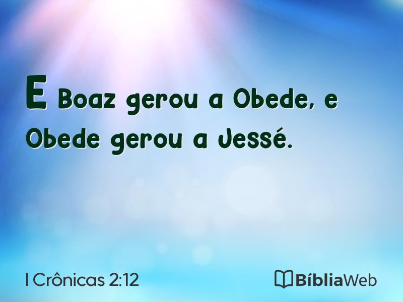 I Crônicas 2:12 em imagem para compartilhar